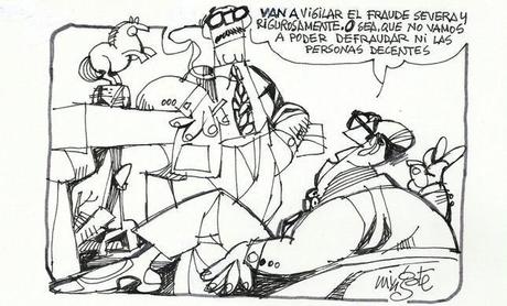 Mingote, hace treinta años