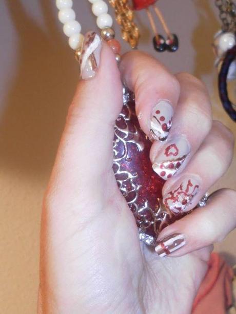 experimental nails, manicura experimental, nail art, manicure, pinceles manicura, acrílicos manicura