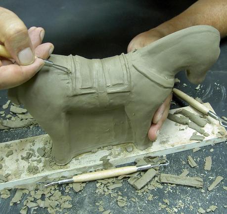 Caballo votivo ibérico del Cigarralejo de Mula