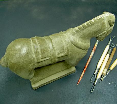 Caballo votivo ibérico del Cigarralejo de Mula