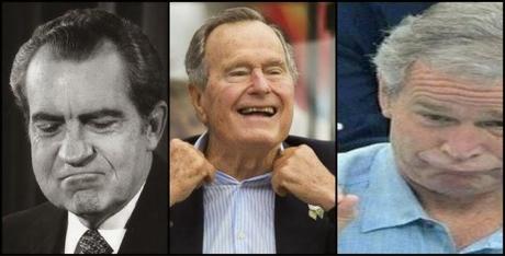 Bush padre, Nixon y la drogadicción de Bush hijo