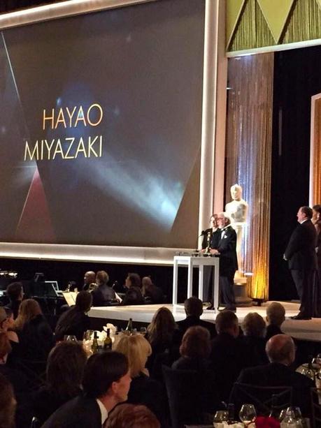 Hayao Miyazaki recibe el Oscar a toda su carrera