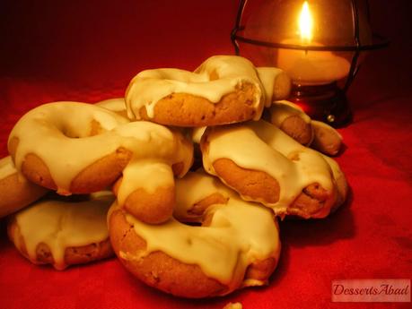 Rosquillas de anís glaseadas