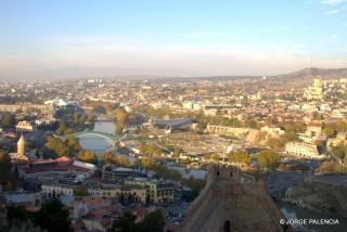 VISTAS DE TBILISI DESDE LA FORTALEZA DE NARIKALA