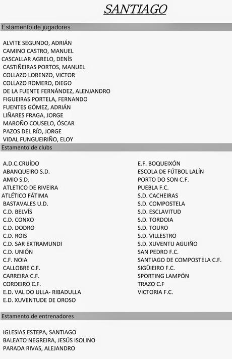 Elecciones F.G.F.: Candidatos definitivos a Asambleistas