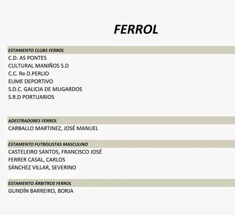 Elecciones F.G.F.: Candidatos definitivos a Asambleistas