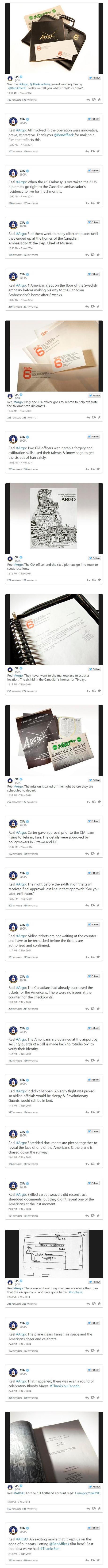 La CIA utiliza Twitter para indicar los hechos reales y los de ficción de la película Argo twitter-cia-argo