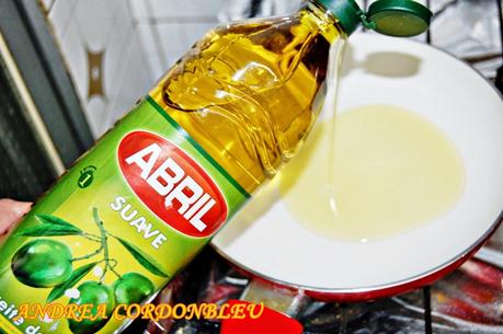 ENSALADA DE BACALAO CONFITADO CON VAINILLA Y AJO.