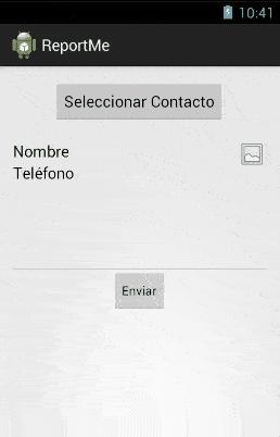 Aplicación Android que accede a los contactos