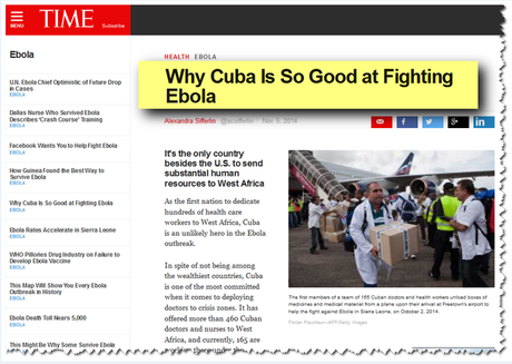 Revista Time: ¿Por qué Cuba es tan buena en luchar contra el Ébola?