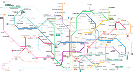 mapa metro barcelona