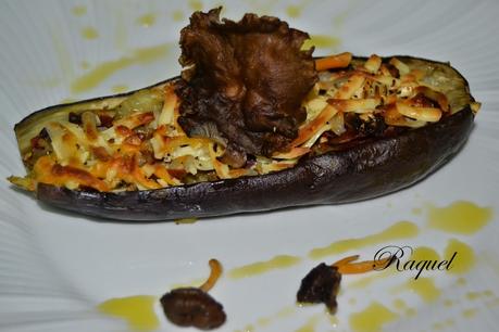 Berenjenas Rellenas con Camagrocs y Jamón