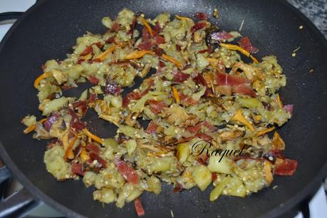 Berenjenas Rellenas con Camagrocs y Jamón