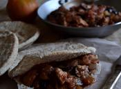 Pitas pollo especiado