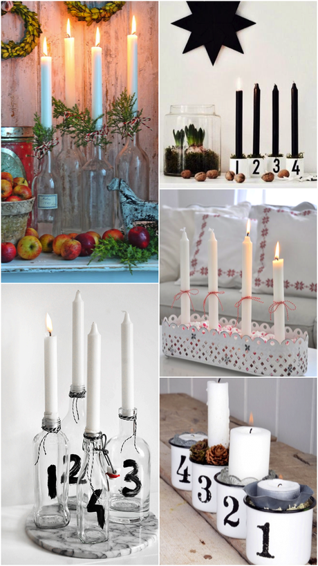 Preparando el adviento/ Waiting for advent time Advent's candles