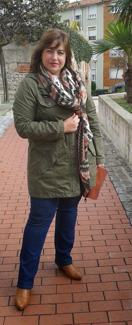 A mi estilo: Parka caqui