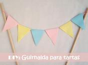 DIY: Guirnalda para tartas