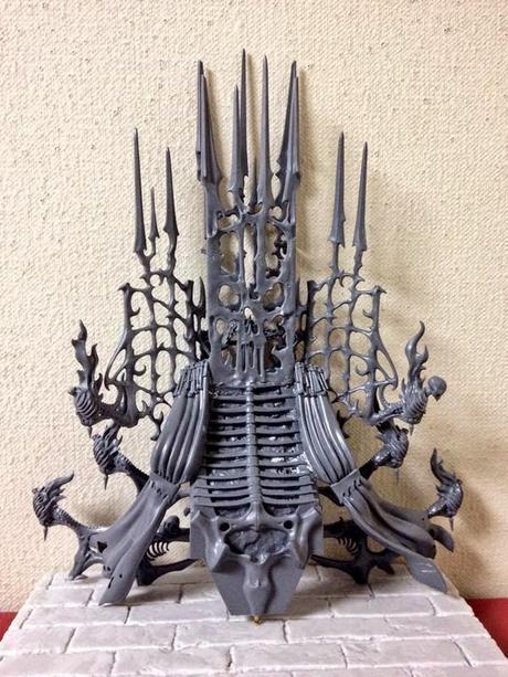 Nagash en su trono,por Amon