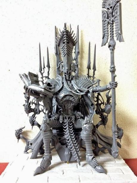 Nagash en su trono,por Amon