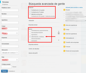 Busqueda avanzada LinkedIn