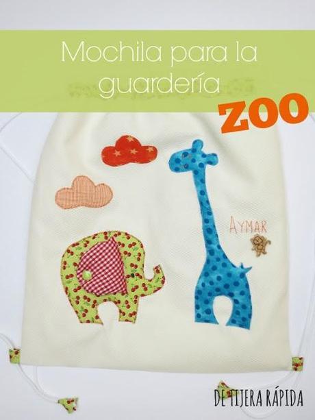 Mochila zoo: Elefante y Jirafa