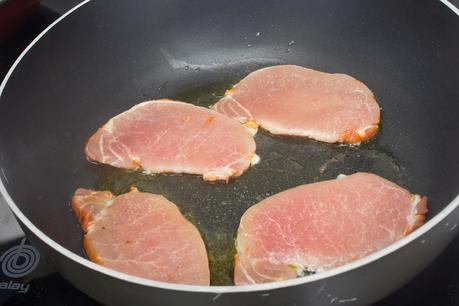 Cinta de lomo con melón y jamón gratinada a los 4 quesos