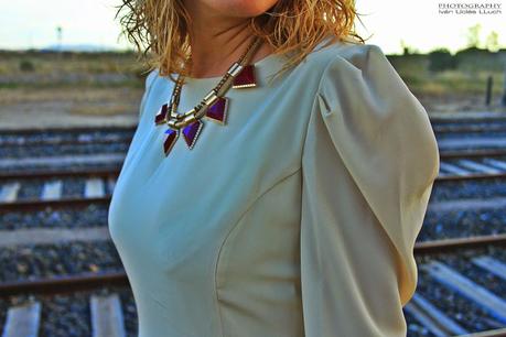 Vestido Beig Dolores Promesas