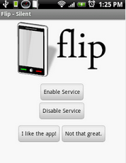 Flip - Silent. App para silenciar rápidamente tu smartphone