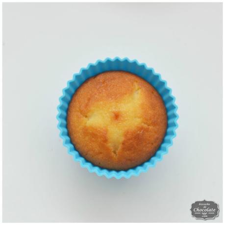 magdalena de chocolate blanco