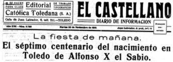 Vivir Toledo: Un (roto) recuerdo de Alfonso X