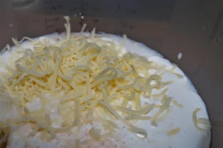 Quiché de beicon y queso