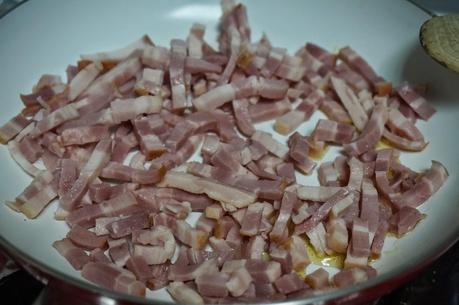 Quiché de beicon y queso