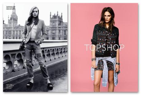 Rosie Tapner y Charlotte Wiggins, ambas fichadas por TopShop.