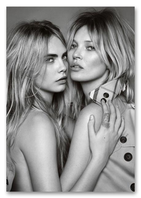 Cara y Kate, reunidas por primera vez para la campaña del perfume My Burberry.