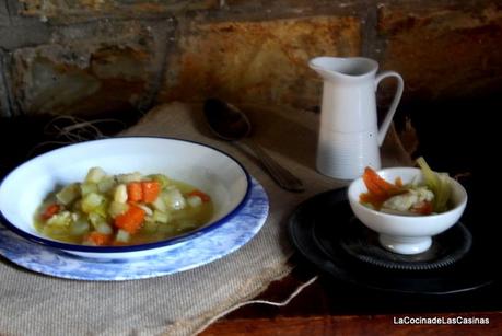 Porrusalda con Bacalao byJose y byMarga, de Cuchara y/o de Tapa o Aperitio