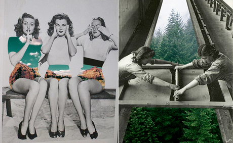 Merve Ozaslan collage inspiración decoración fotografía vintage diy handmade