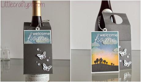 Tarjeta-colgante para botella / Wine bottle hang card