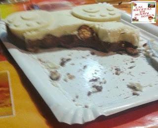 TURRÓN DOS CHOCOLATES CON MALTESERS THERMOMIX