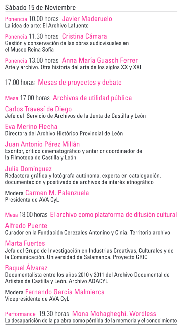 II Jornadas AVA Castilla y León #ArchivoVivo en @musacmuseo