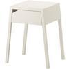 White night table Idea deco: dormitorio #Ikea lowcost