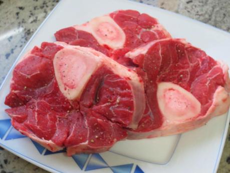 Osobuco de ternera en salsa