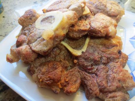 Osobuco de ternera en salsa