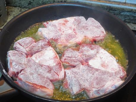 Osobuco de ternera en salsa