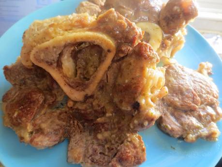 Osobuco de ternera en salsa