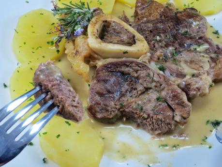 Osobuco de ternera en salsa