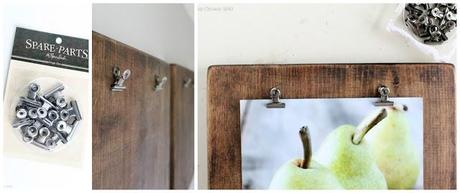 DIY: HAZ TU PROPIO CLIPBOARD PARA FOTOS