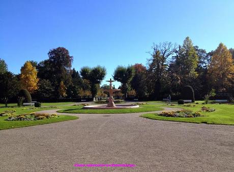 Parc de l'Orangerie e Instituciones Europeas en Estrasburgo.