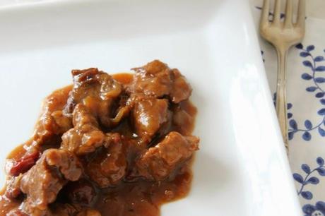 receta: ragú con confitura de cerezas