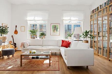 Estilo nórdico más clásico muebles de ikea estilo nórdico clásico diseños más clasicos decoración diseño decoracion interiores decoración salones decoración librerias en casa blog decoración nórdica escandianva