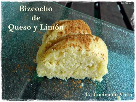 Bizcocho de queso y limón
